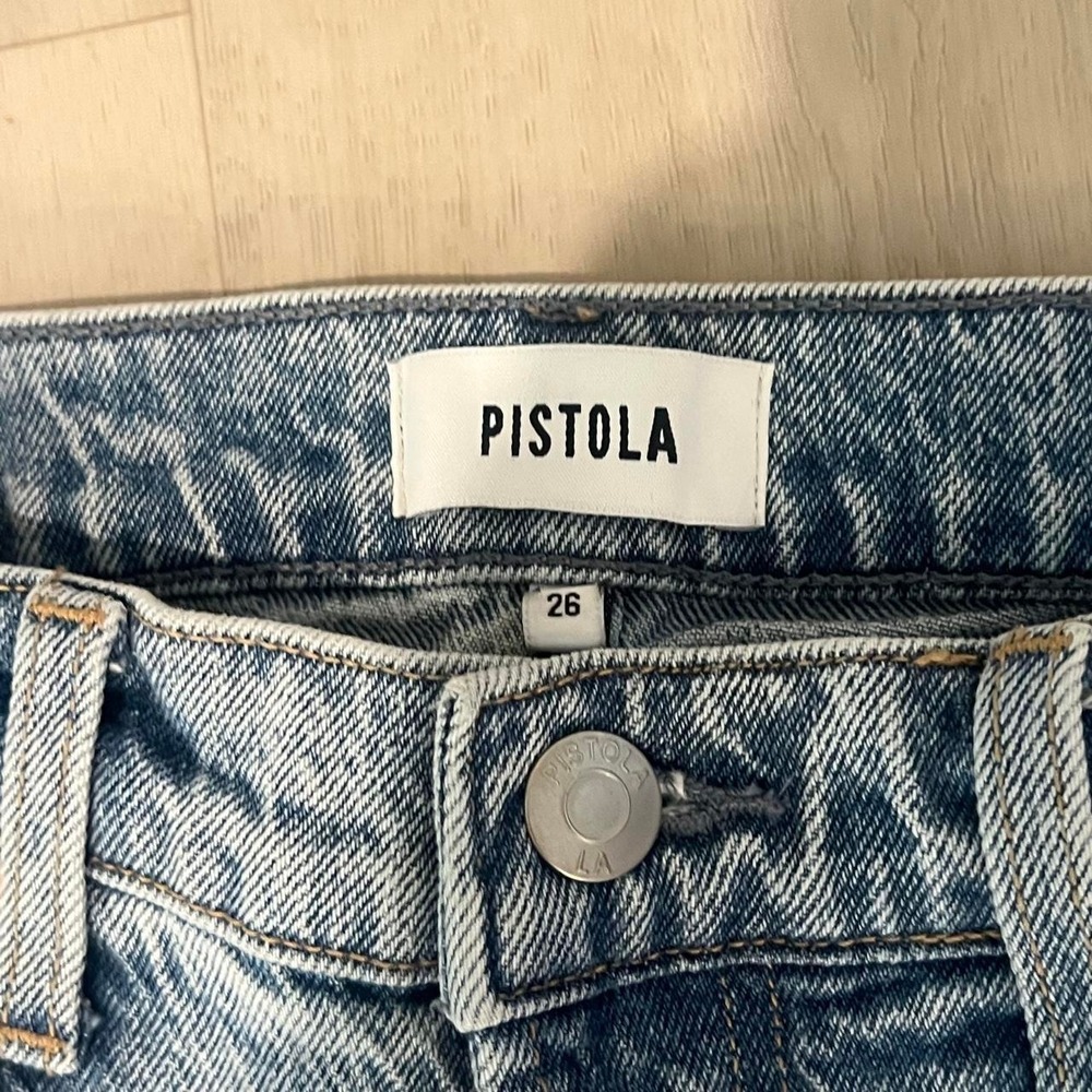 Pistola straight leg jeans light wash size 26 - Picture 4 of 8